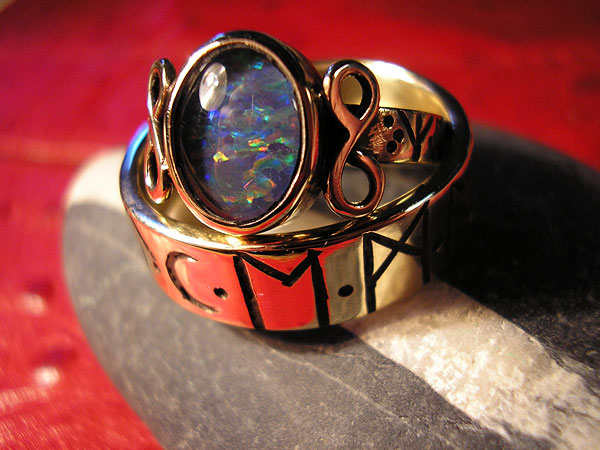 Runic Wedding Rings