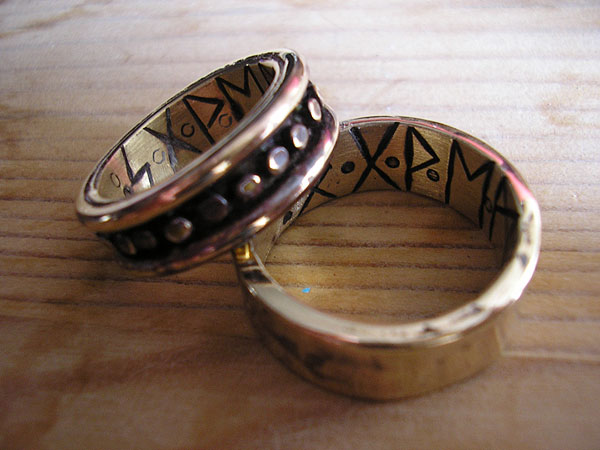 Runic Wedding Rings