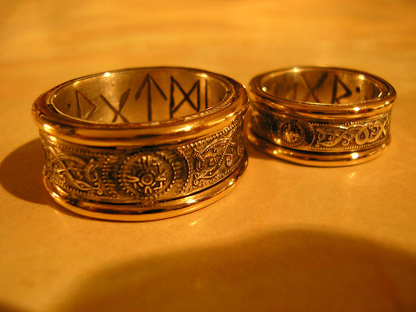 Runic Wedding Rings